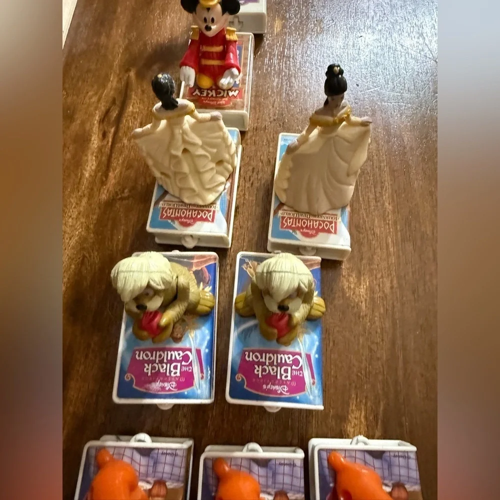 1998 McDonald’s Happy Meal Disney Vintage Bundle – Lot of 13 Figures VHS